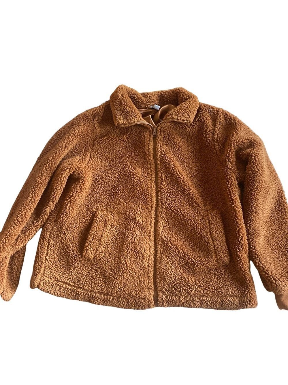 | J. Crew– Teddy Fleece Jacket Size Medium - Picture 2 of 9